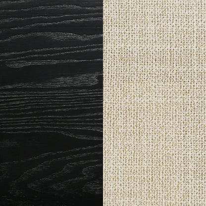 Arini 56-inch Queen Panel Bed Cream and Black
