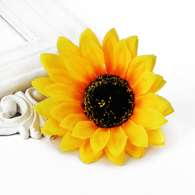Fashion SUNFLOWER Barrettes Girls Seaside Vacation Photo Hair Accessories