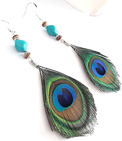 Faux Fur Pom Pom Tassel Drop Dangle Earrings Set