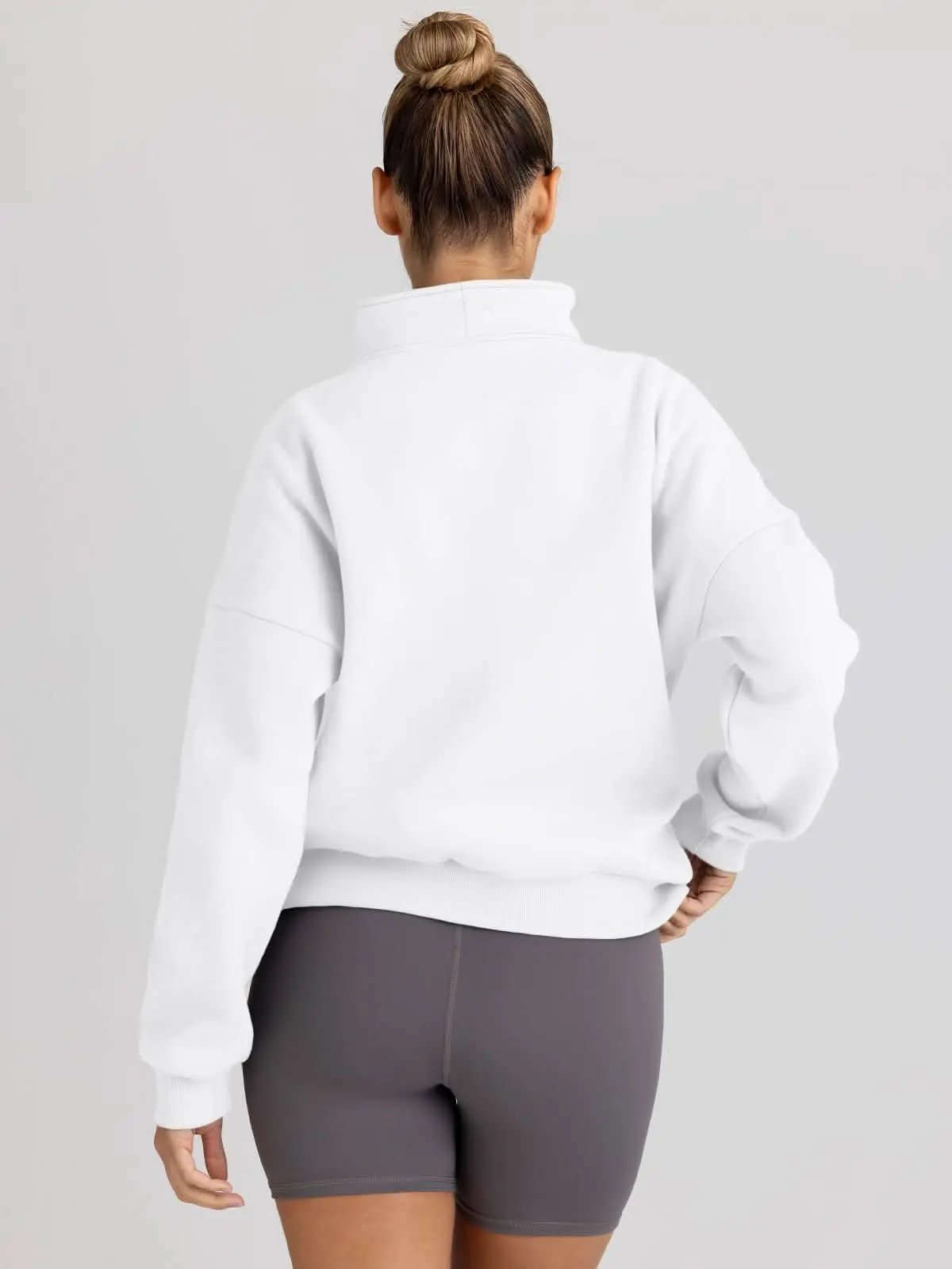 Oversized Half Zip Sweatshirt Cozy by Love Salve