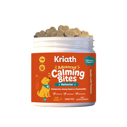 Dog Nutritional Chewable Tablets Help Dogs Take Care Of Daily Behavior Balance And Peaceful Rest Care