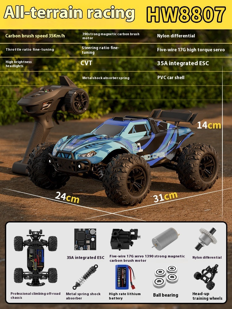 Four-wheel Drive High-speed Off-road Racing Remote Control Toy