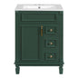 Bathroom Vanity With Sink, Compact Cabinet & 2 Drawers