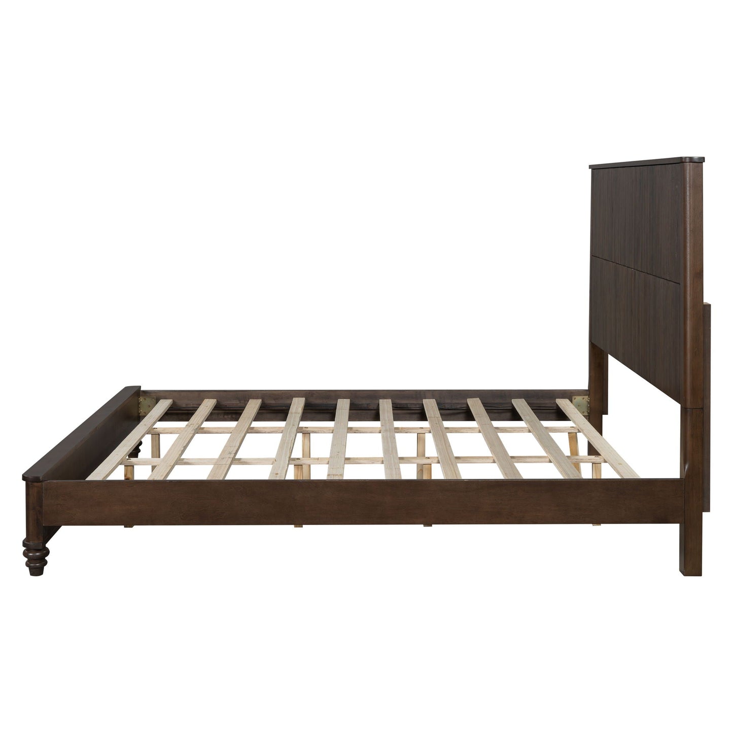 Platform Bed Frame & Tall Headboard