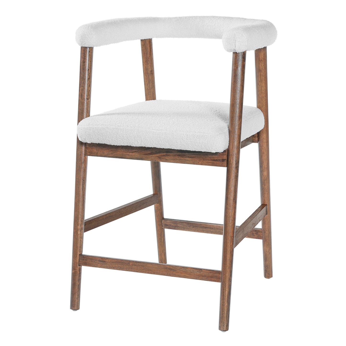 24.5'' Seat Height Bar Stools with Back, Set of 2