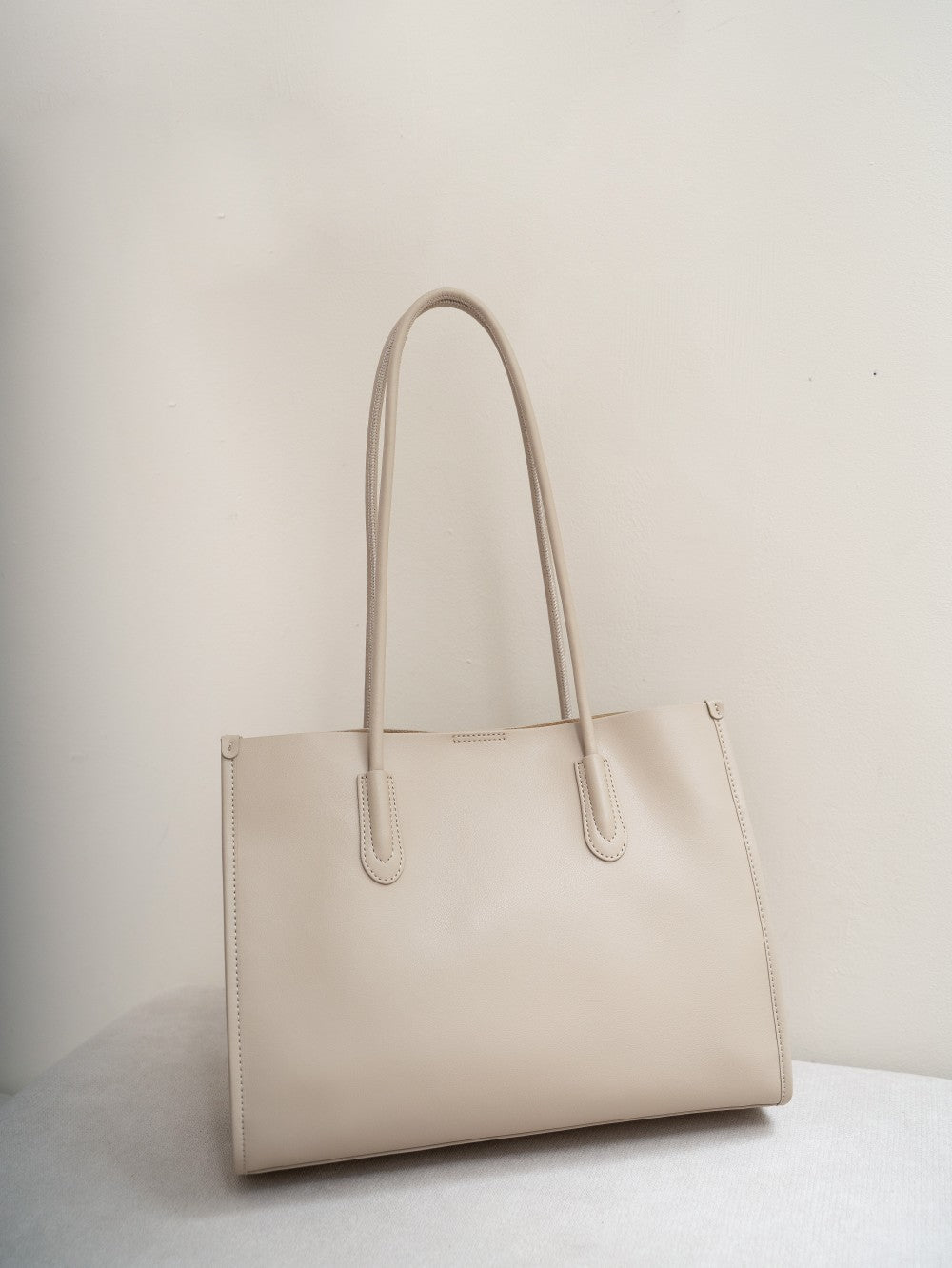 Baidii Leather Women's Bag 2025 New Commuter Tote High-End Large Capacity Cowhide Shoulder Handbag