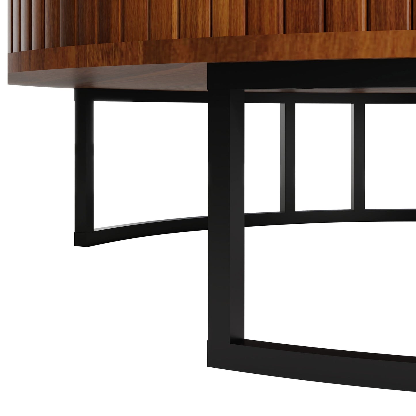 31.5" Round Coffee Table with Storage
