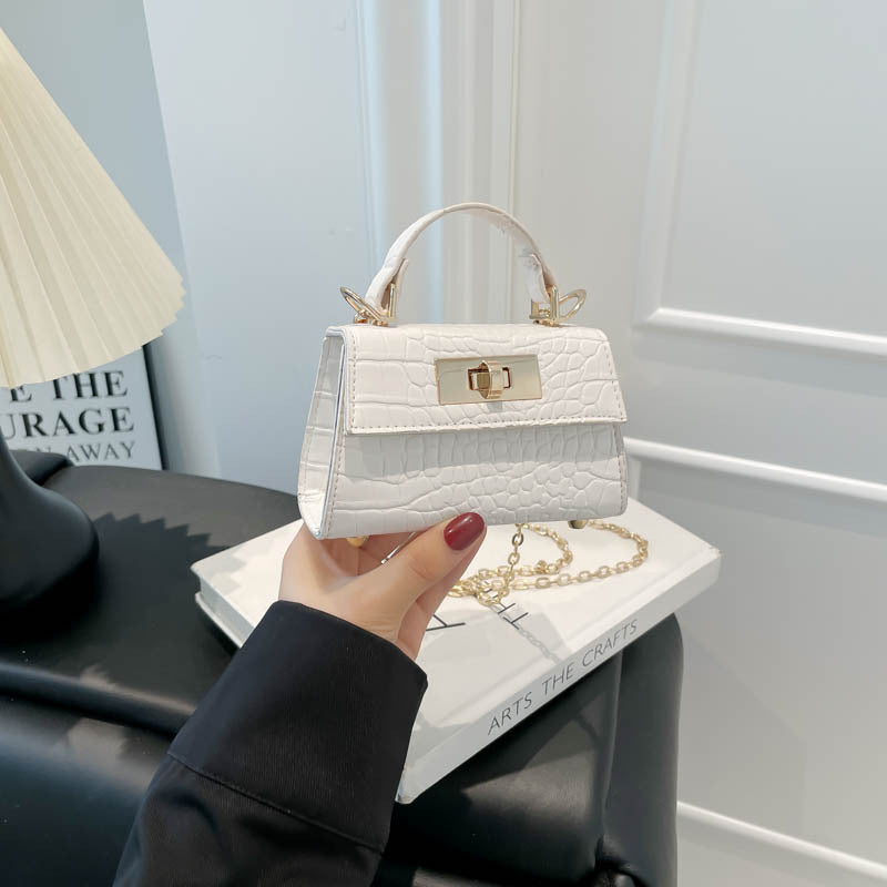 Casual Small Square Handbag With Shoulder Strap