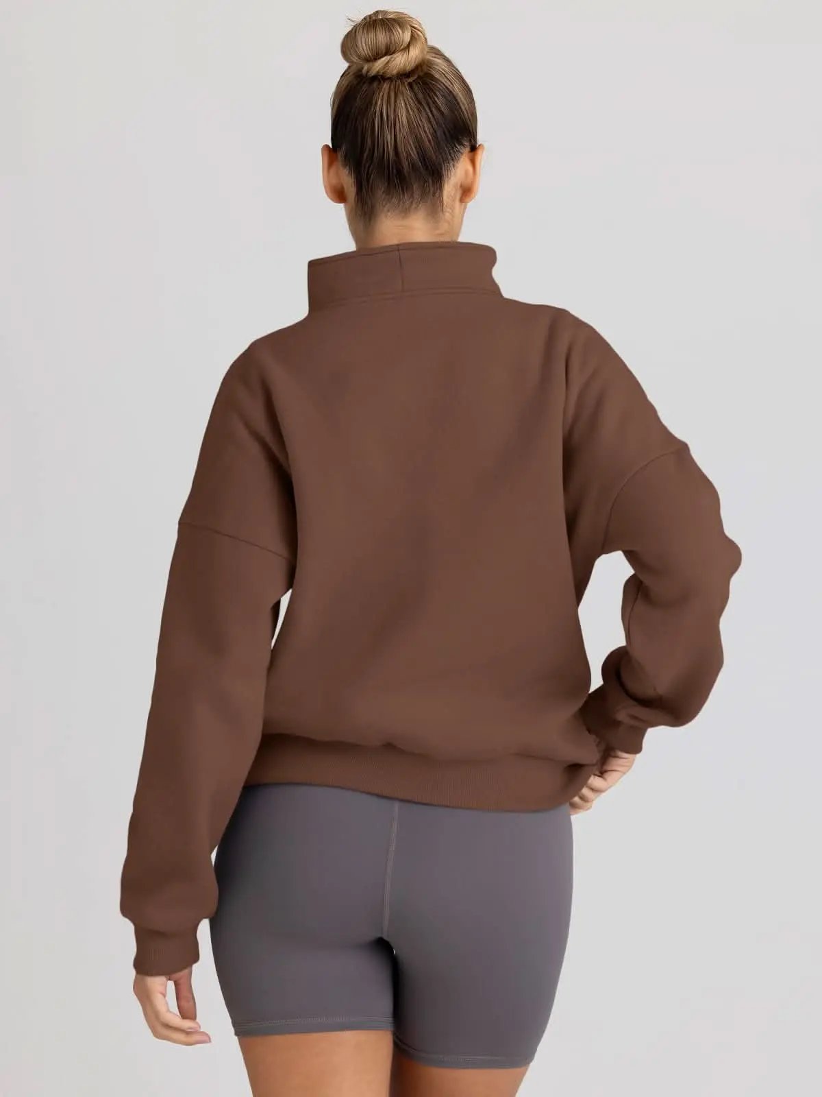 Oversized Half Zip Sweatshirt Cozy by Love Salve