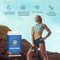 Organic Sunwarrior - Warrior Blend, Plant Based, Raw Vegan Protein Powder with Peas & Hemp, Chocolate, 30 Servings, 26.4 Ounce