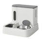 Cat Automatic Pet Feeder Water Dispenser Integrated Double Bowl Drinking Pet