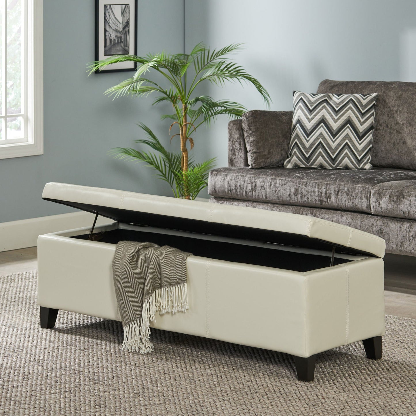 Glouster Contemporary Storage Ottoman