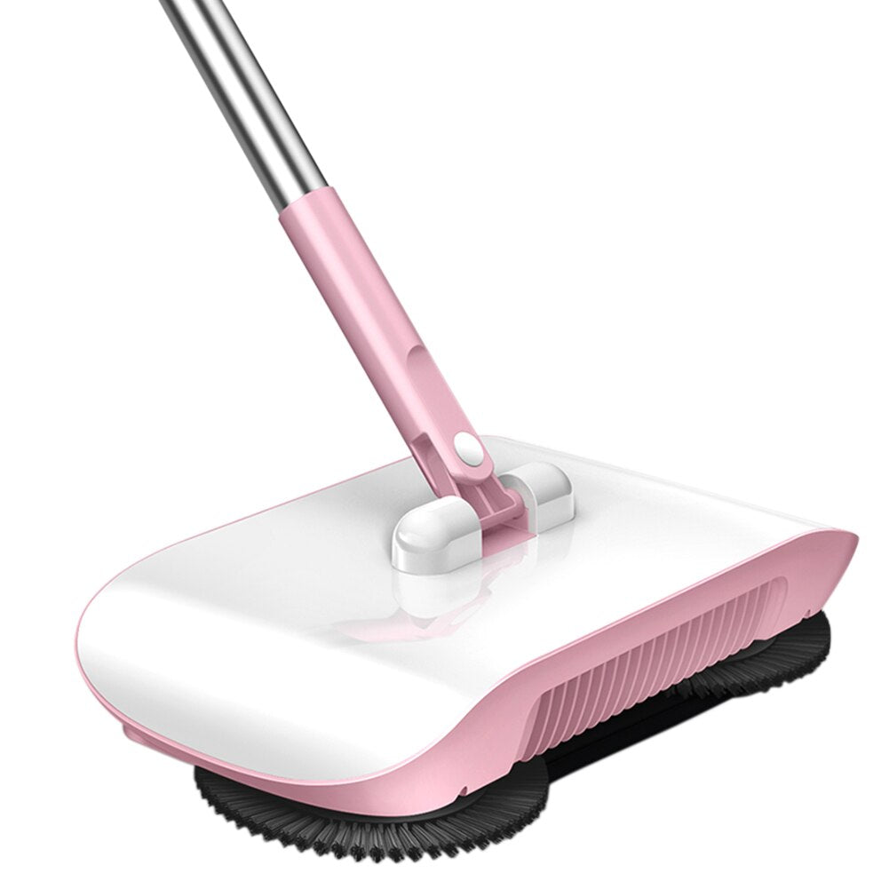 Hand Push Sweeper with Dustpan - All-in-One Household Floor Mop for Easy Cleaning