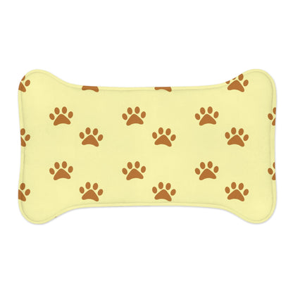 Golden Pawprints on Buttercream Sky - Pet Feeding Mat Pet Ze