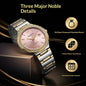 Diamond-Encrusted Business Quartz Watch For Men And Women