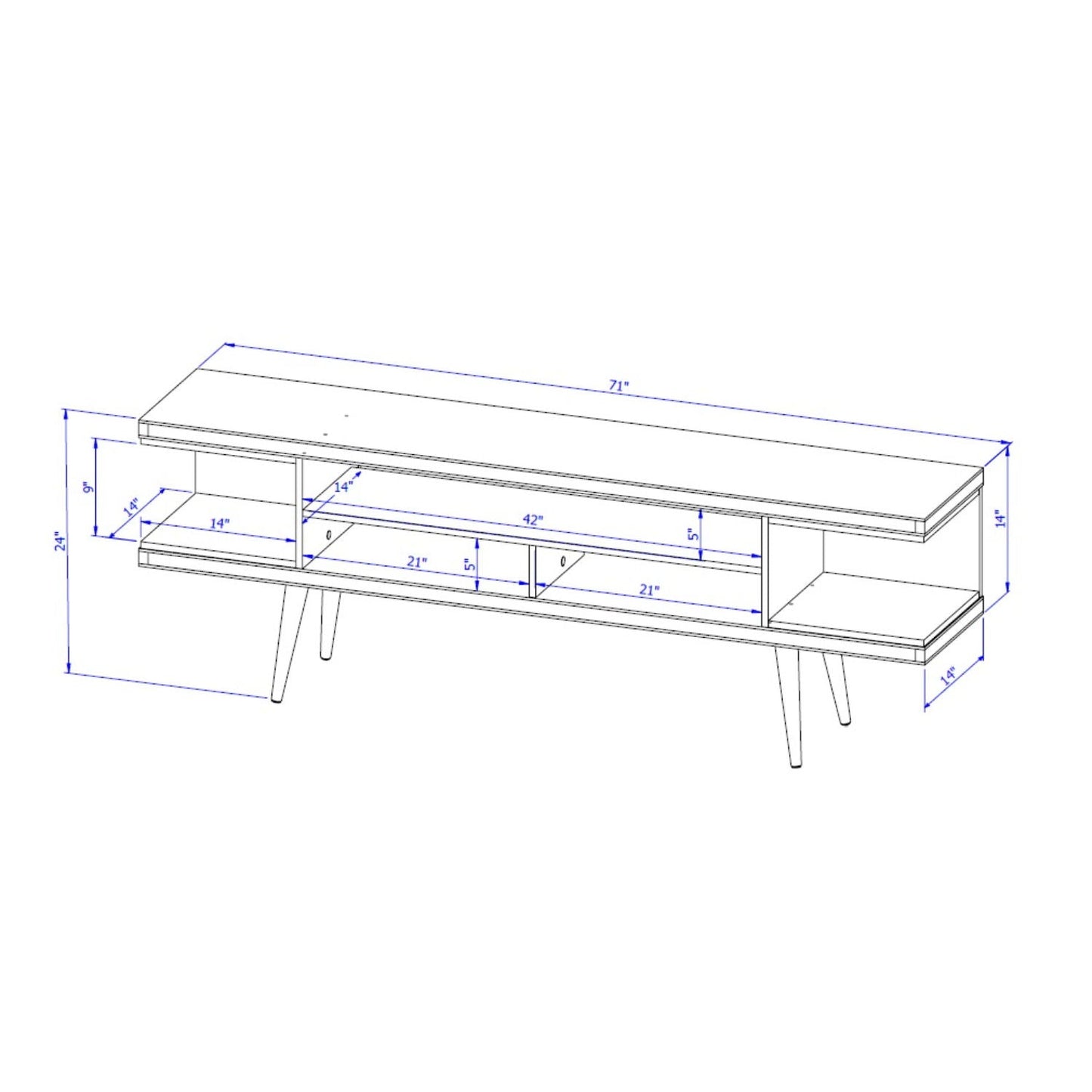 Utopia - Mid-Century Modern TV Stand