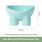 Pet Bowl Cute Cat Basin Double Bowl Neck Protection High Leg Anti-tumble