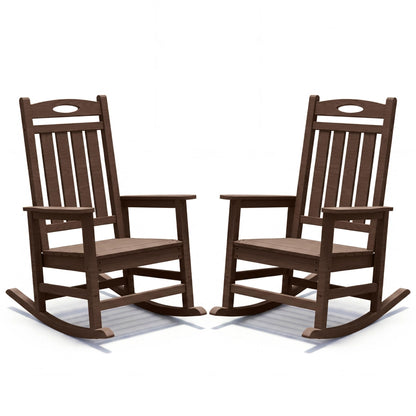 Outdoor Rocking Chair Set of 2