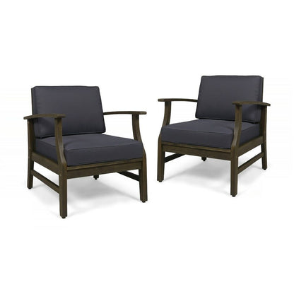 Perla Contemporary Club Chair with Water Resistant Cushion