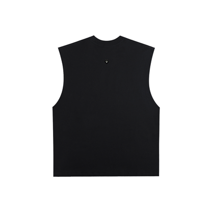 Loki & Ivy Raw Edge Cotton Tank Top