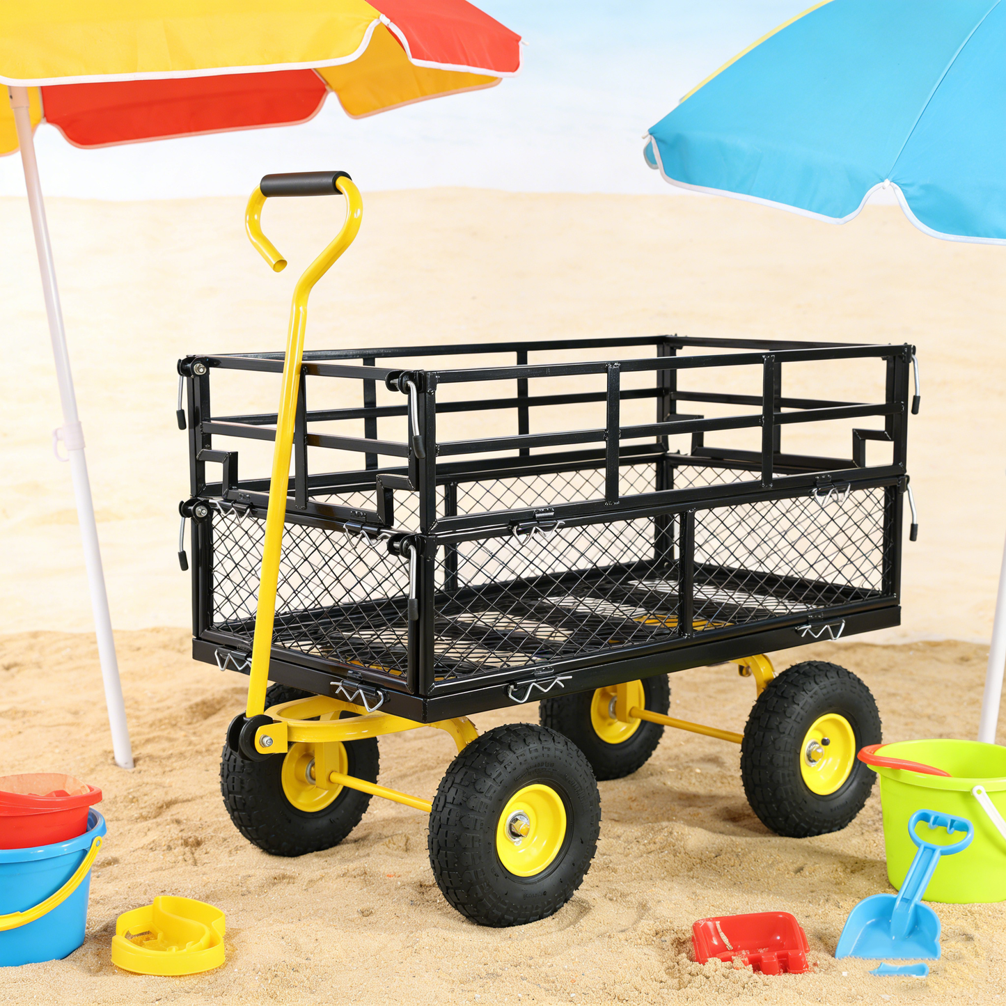 Wagon Cart Garden Cart Trucks Make Transporting Firewood Easier