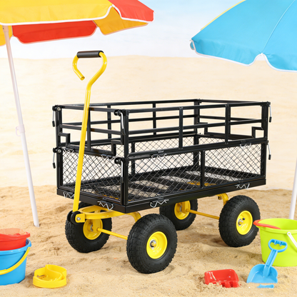 Wagon Cart Garden Cart Trucks Make Transporting Firewood Easier