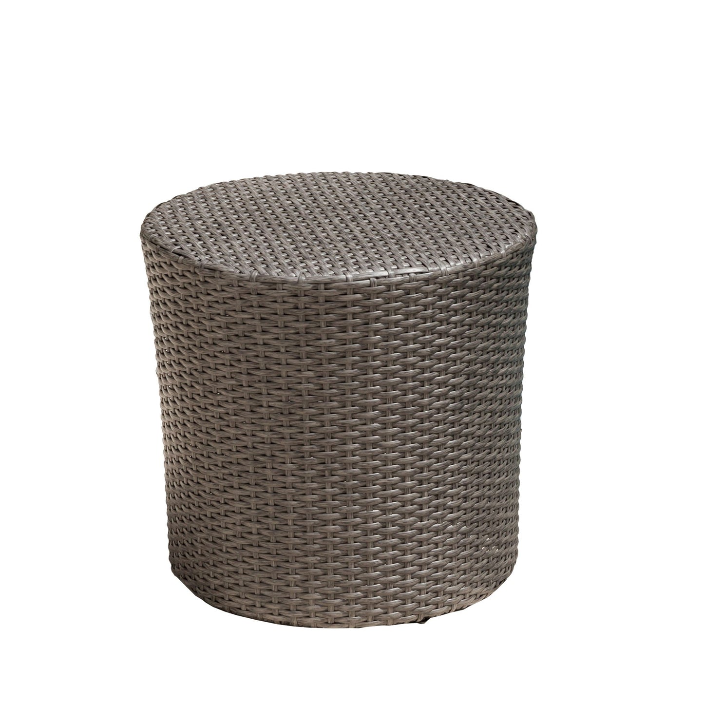 Keaton Barrel Side Table Gray