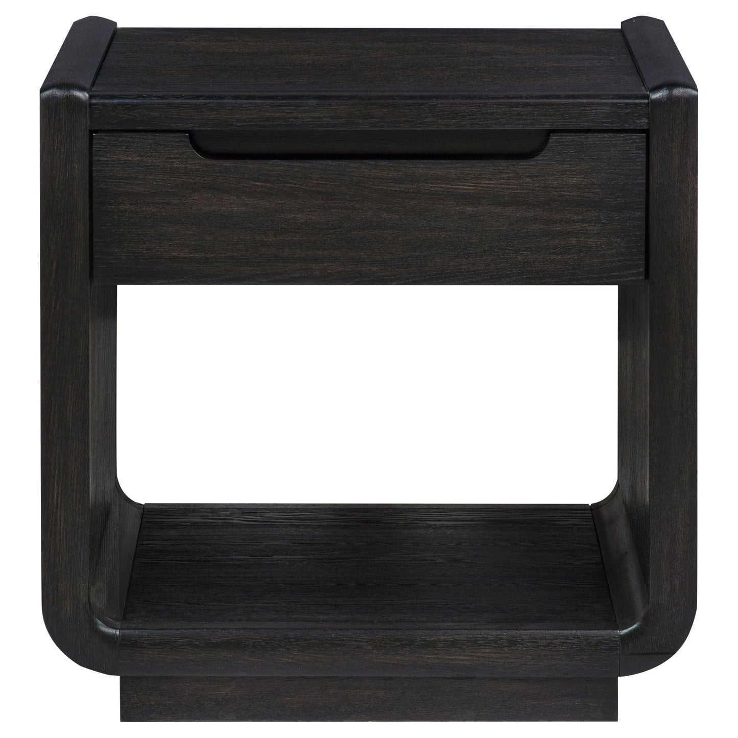 Leandro 3-piece Wood Coffee and End Table Set Burnished Black