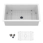 Rectangular Deep Single Bowl Kitchen Sink With Dual Mount Installation