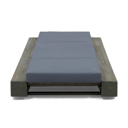 Gray Broadway Ian Chaise Lounge Cushion (Triple Folds)