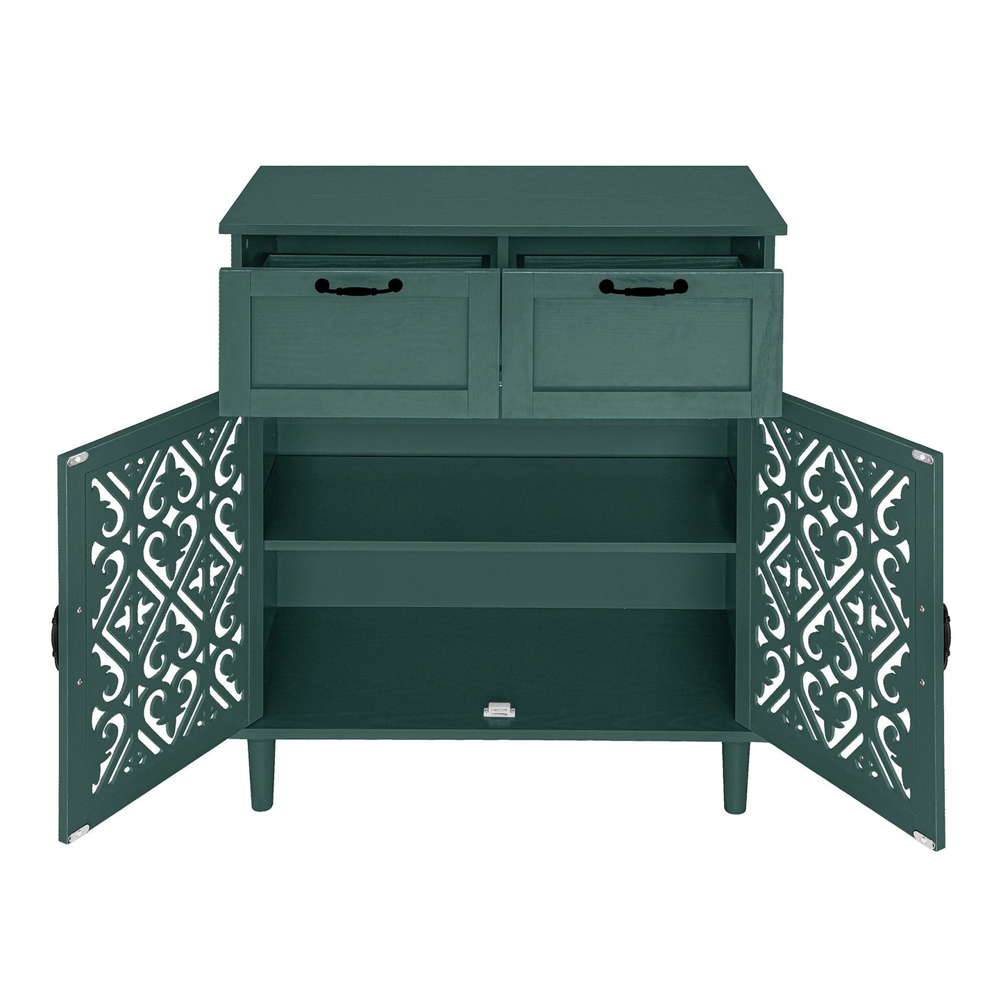 2 Door 2 Drawer Elegant Cabinet