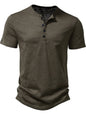 Men's Button Detail Short Sleeve Top