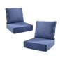 6" Thicker Outdoor Chair Cushion Set