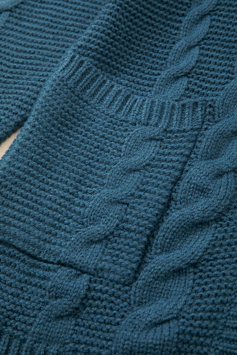 Gianna Knit Front Baggy Cardigan