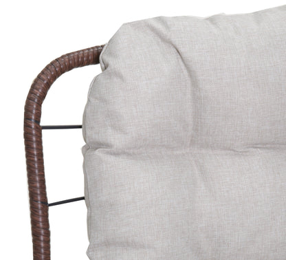 Patio Loveseat Sofa with Luxury Thick Cushion