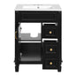 Bathroom Vanity With Sink, Compact Cabinet & 2 Drawers