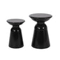 Serenita Outdoor Side Tables With Flared Design (Set of 2)