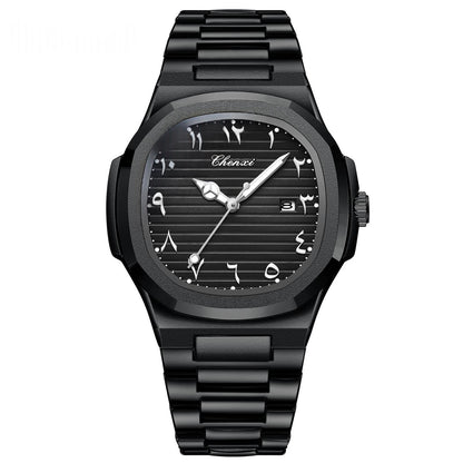 Classic Stainless Steel Quartz Watch For Men