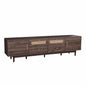 TV Stand With Drawers, Accent Entertainment Center For Living Room - Dark Brown