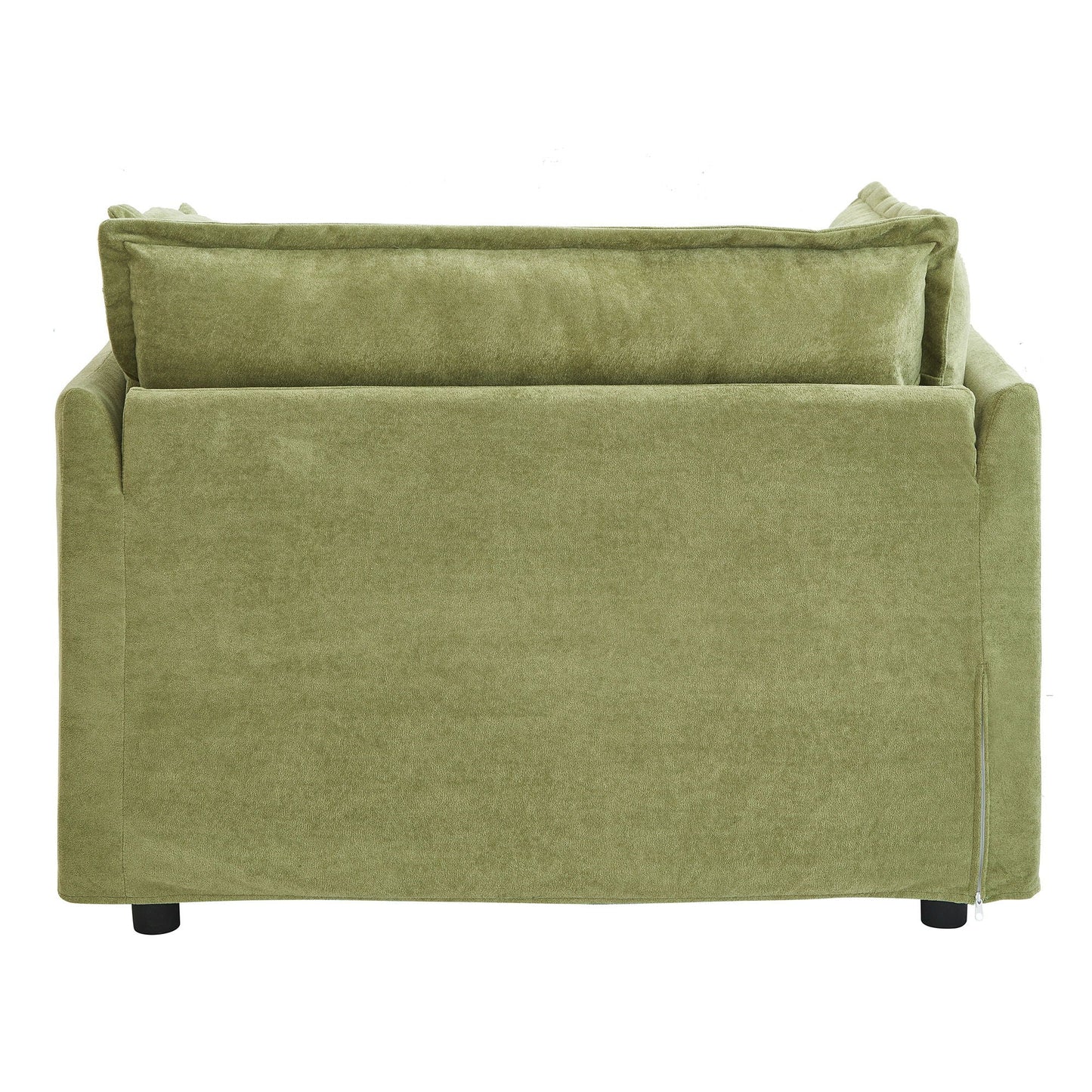 Modern Armchair Sofa With Movable Ottoman