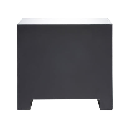 Sonia Mirrored & Faux Agate Console Cabinet (Assembled)