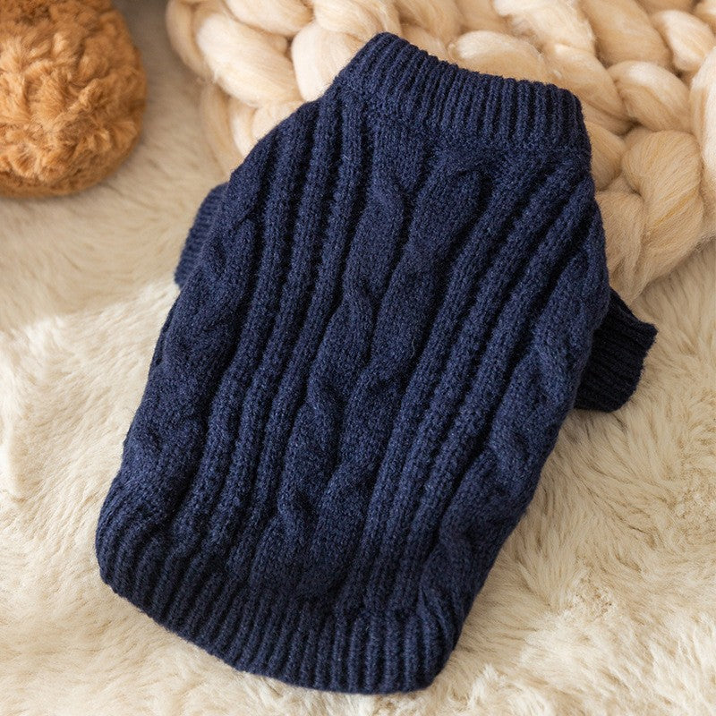 Cat Fur Ball Sweater Two Feet Warm Hooded Dogs Teddy Pet Clothes