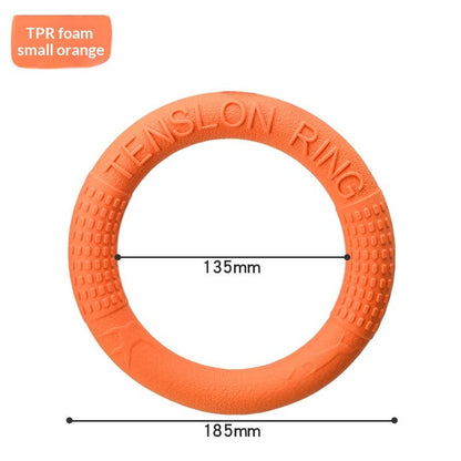 Nip-resistant Soft Pull-ring Flying Disc Dog Training Pet Toy