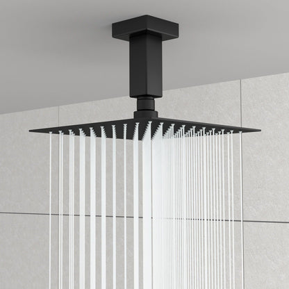 Ceiling Mounted Shower Arm With Flange Stainless Steel