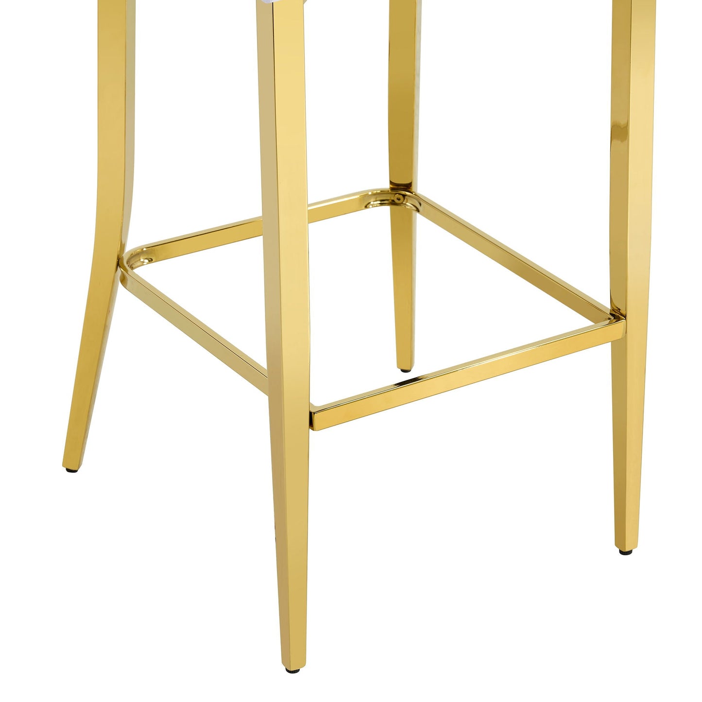 Bar Chairs With Crystal Clasp Design (Set of 2)