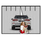 16x7FT Magnetic Garage Door Screen Two-Car Garage Screen Mesh Fiberglass Garage Net with Magnetic Closure 6 Buckle Straps for Two Cars