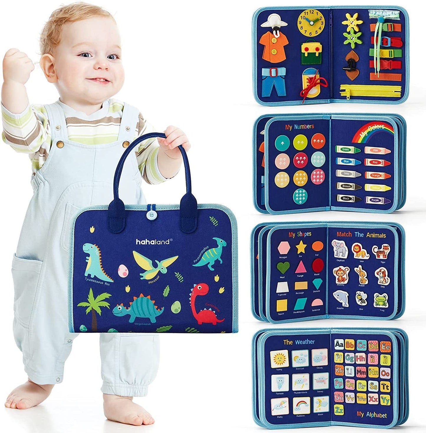 Felt Busy Board Early Education Puzzle Baby Children's Teaching Aids