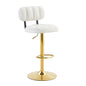 Adjustable Height Bar Stools & Footrest For Kitchen Island (Set of 2)
