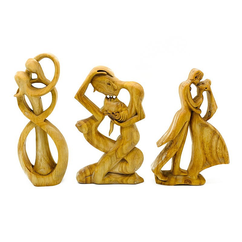 Wooden Love Eternal Valentine's Day Decoration Wood Carving Crafts