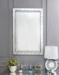 Nysa Mirrored & Faux Crystals Accent Mirror
